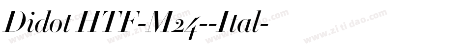 Didot HTF-M24--Ital字体转换